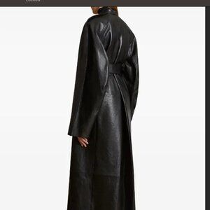 KHAITE Rothen Lambskin Leather Trench - $7,800